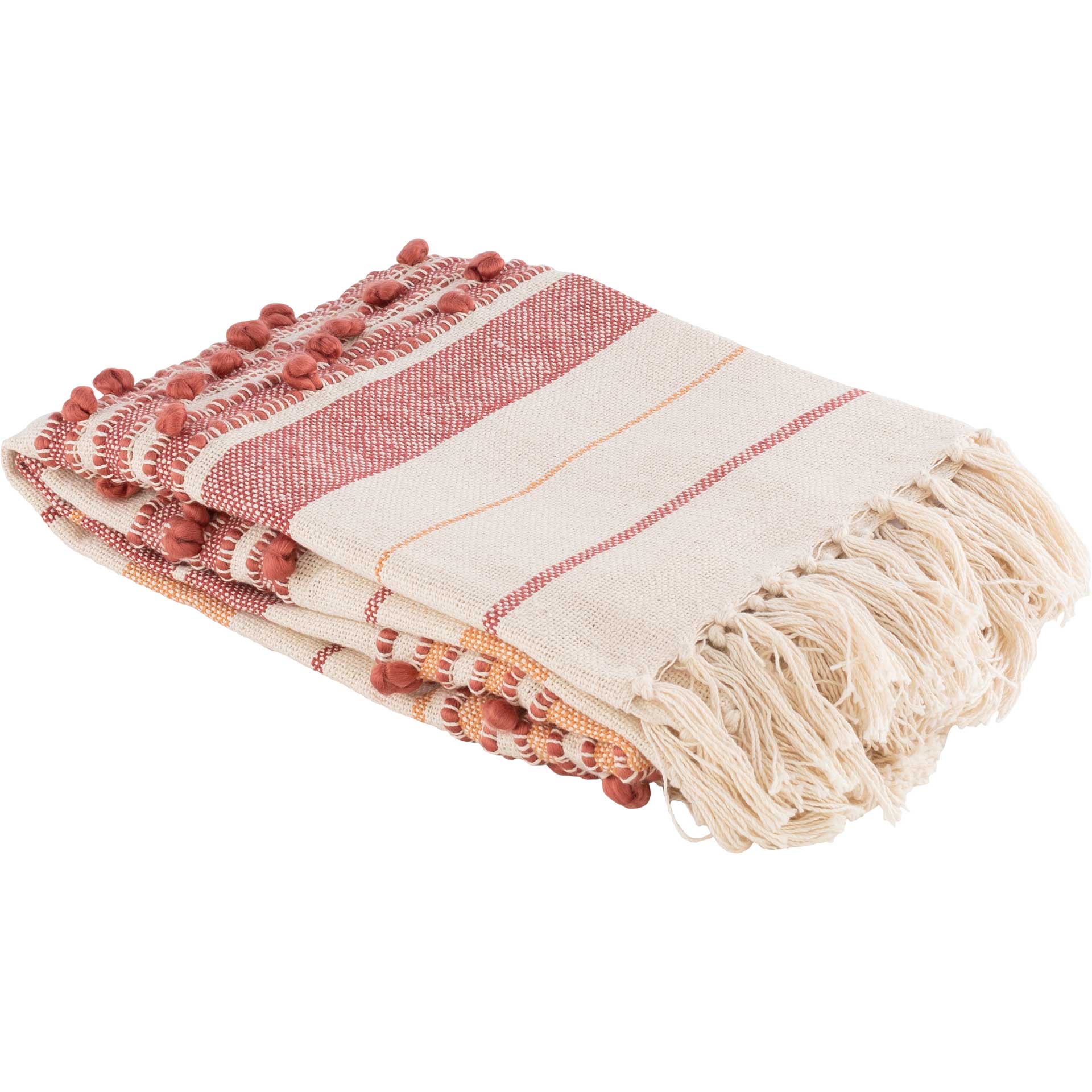 Yemariam Throw Rose/Peach/Cream - Image 3