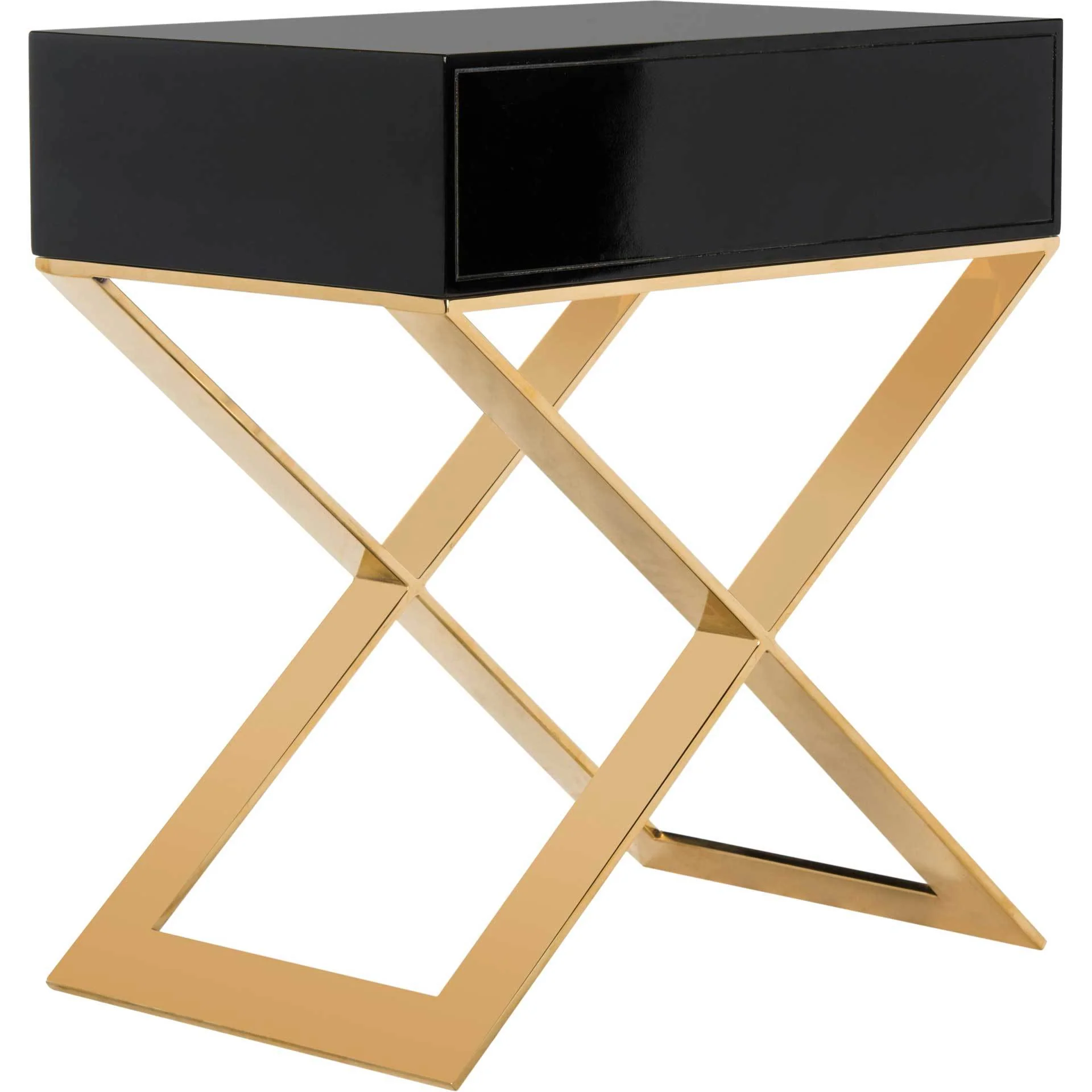 Yoali Side Table Black/Gold - Image 3
