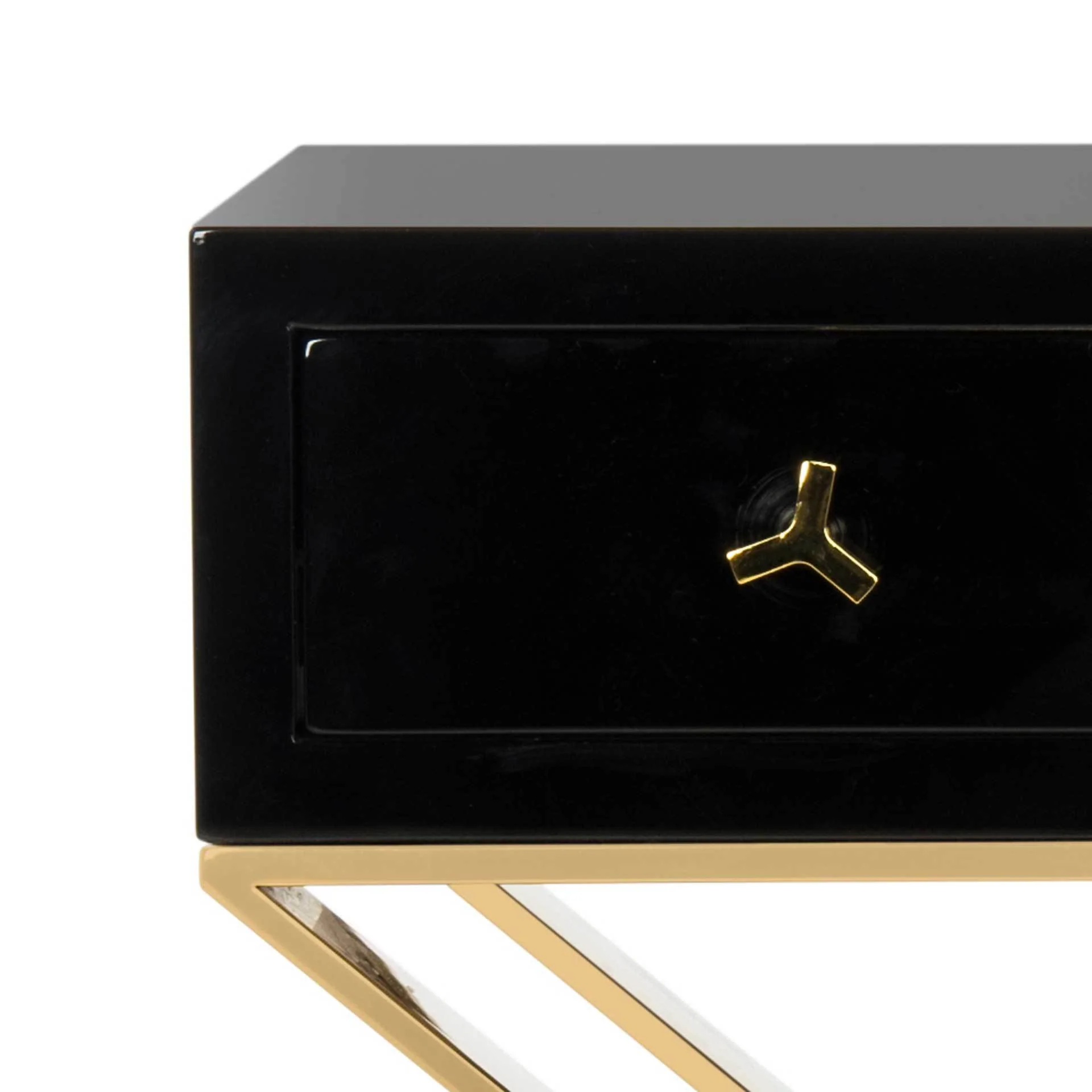 Yoali Side Table Black/Gold - Image 7