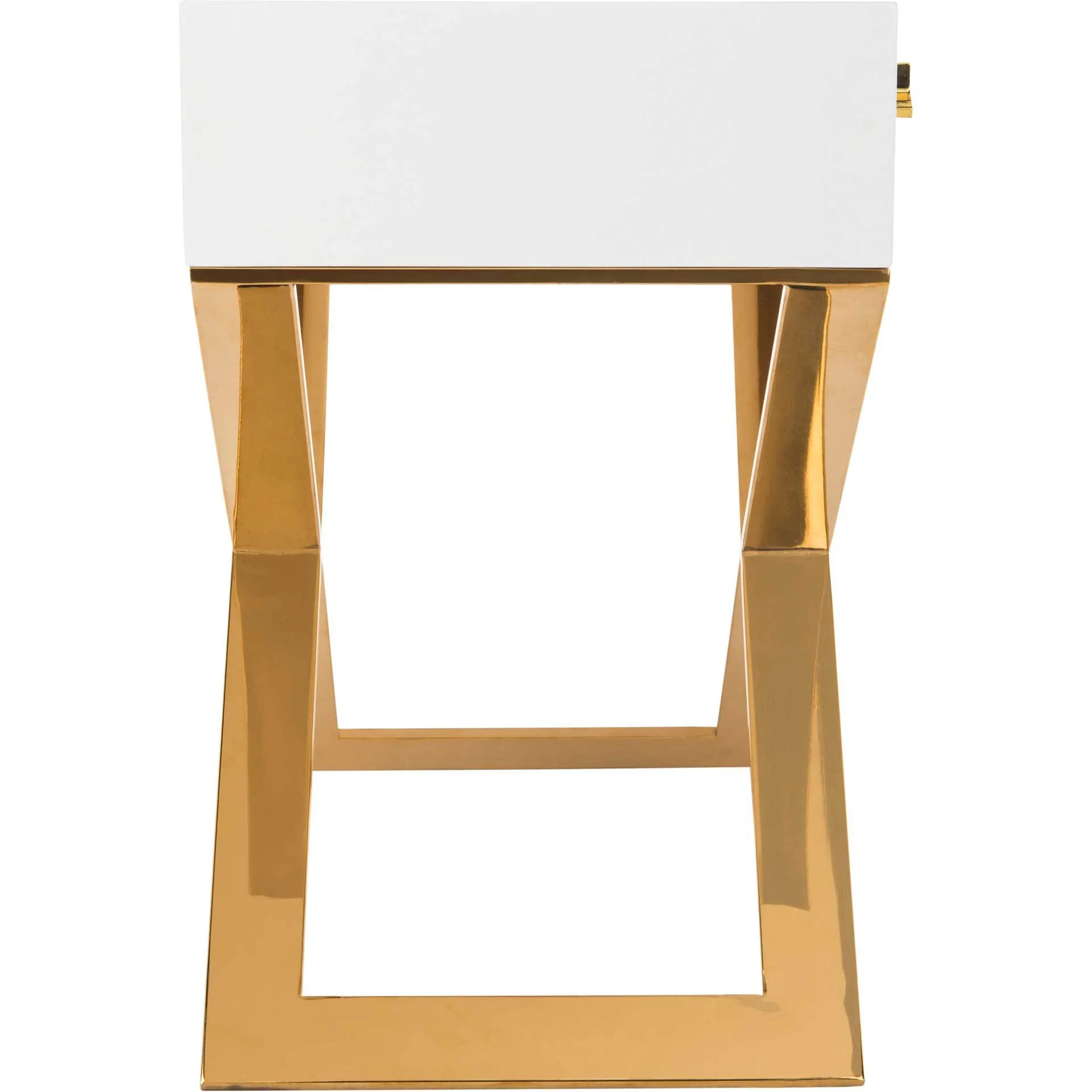 Yoali Side Table White/Gold - Image 4