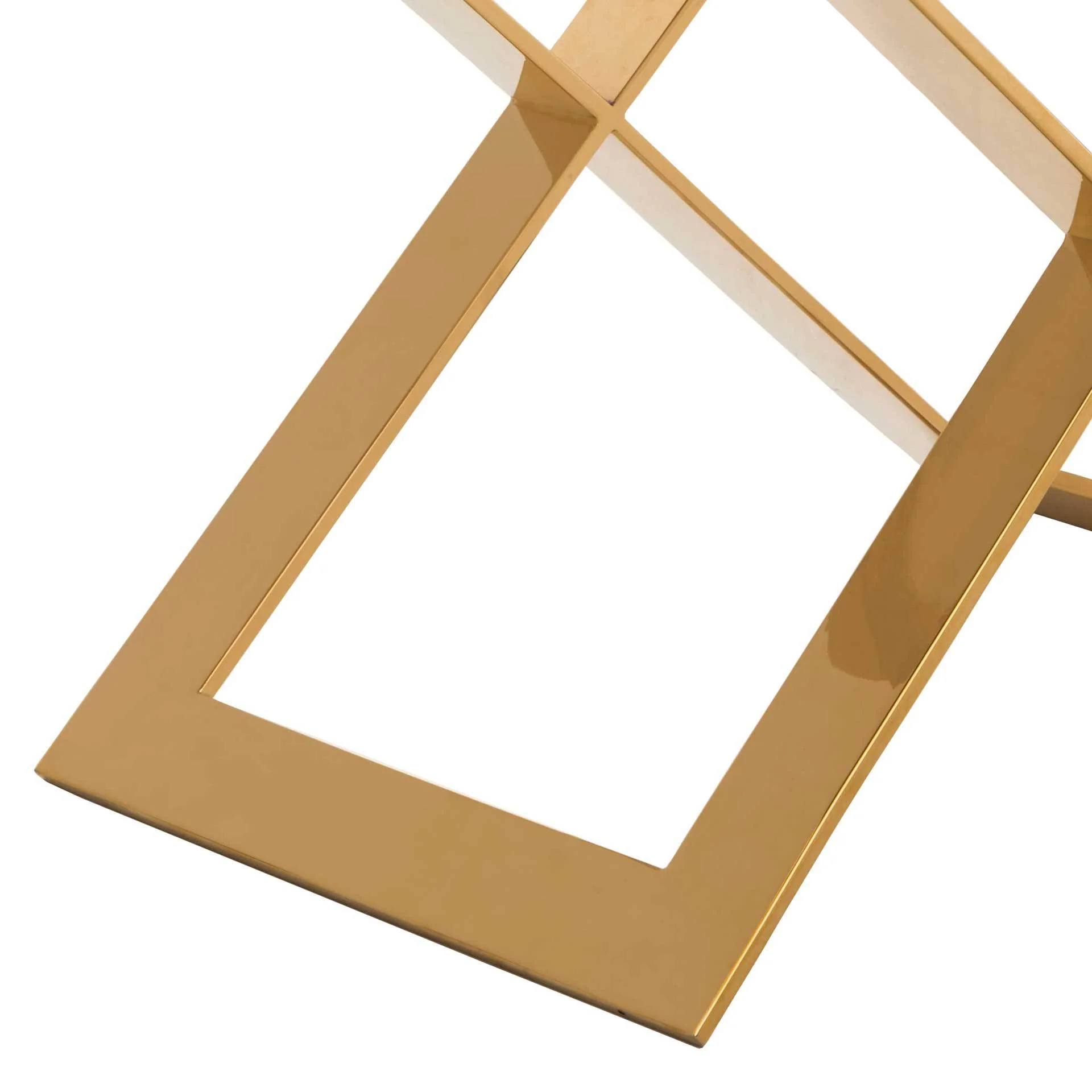 Yoali Side Table White/Gold - Image 8