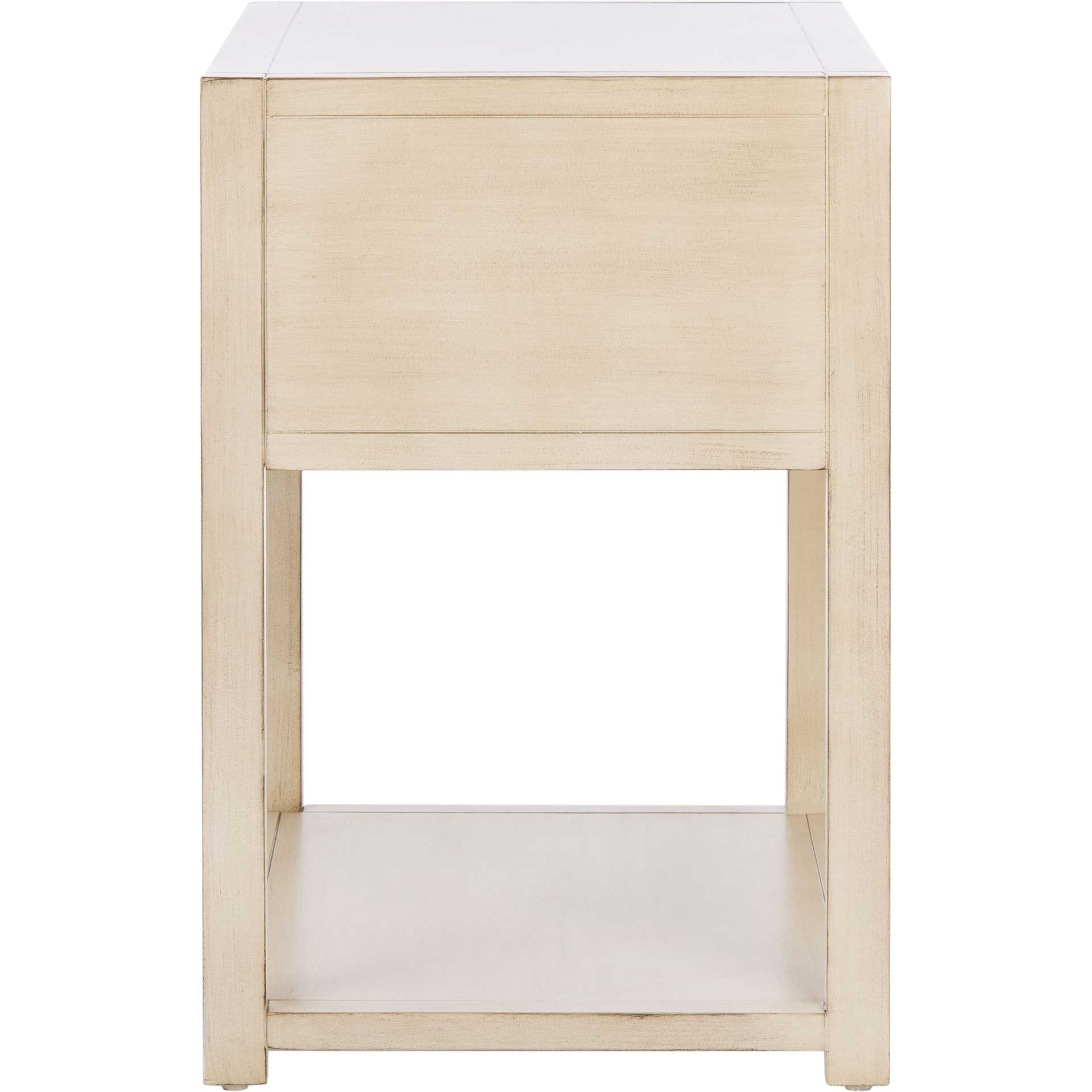 Yuan 1 Drawer 1 Shelf Nightstand Antique White - Image 3