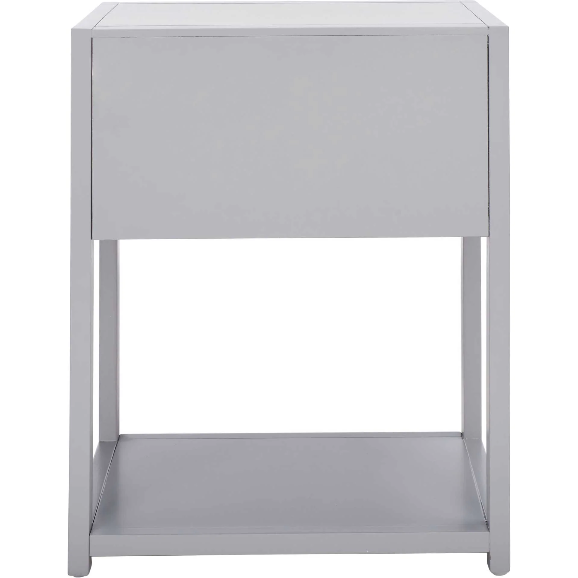 Yuan 1 Drawer 1 Shelf Nightstand Gray - Image 3