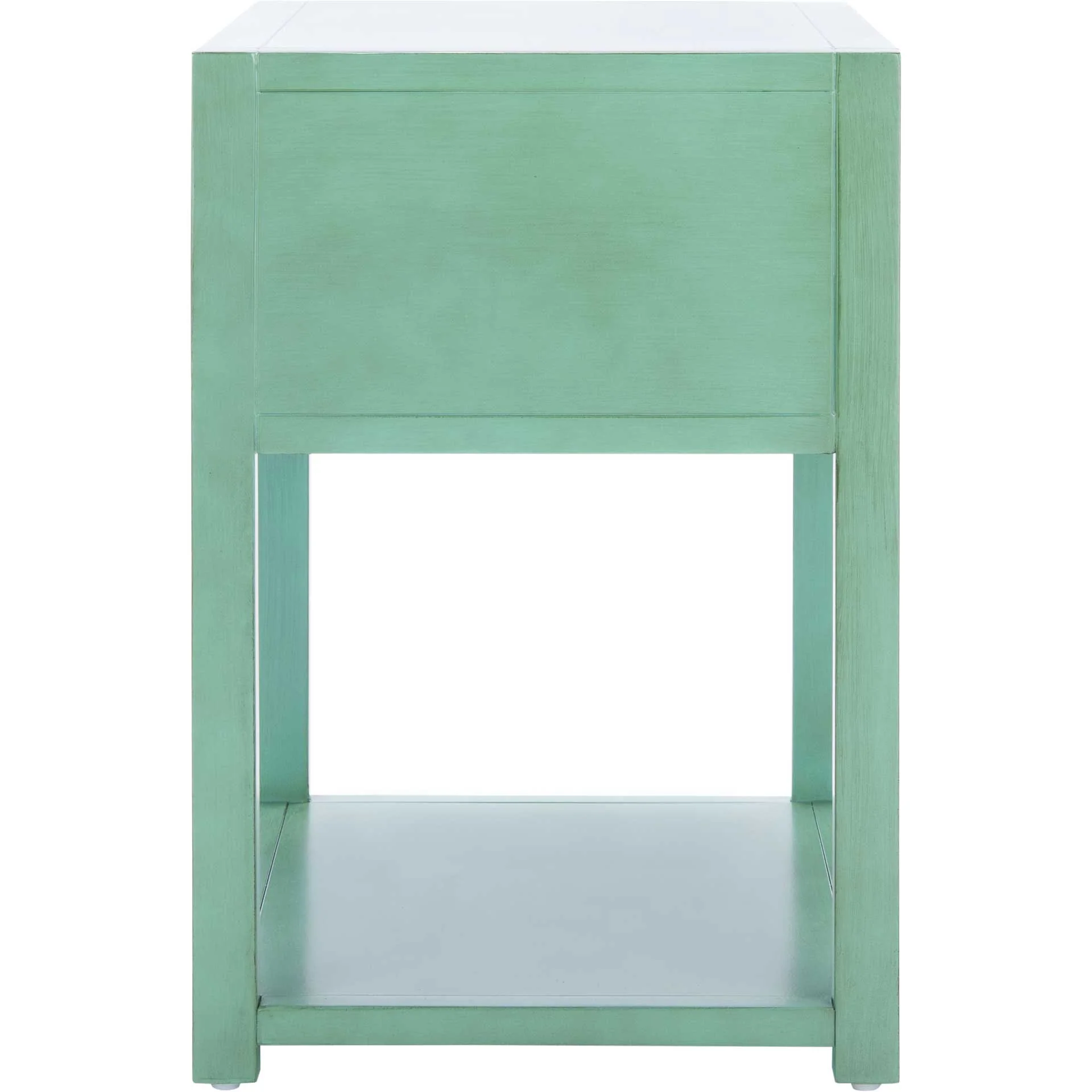 Yuan 1 Drawer 1 Shelf Nightstand Turquoise - Image 3