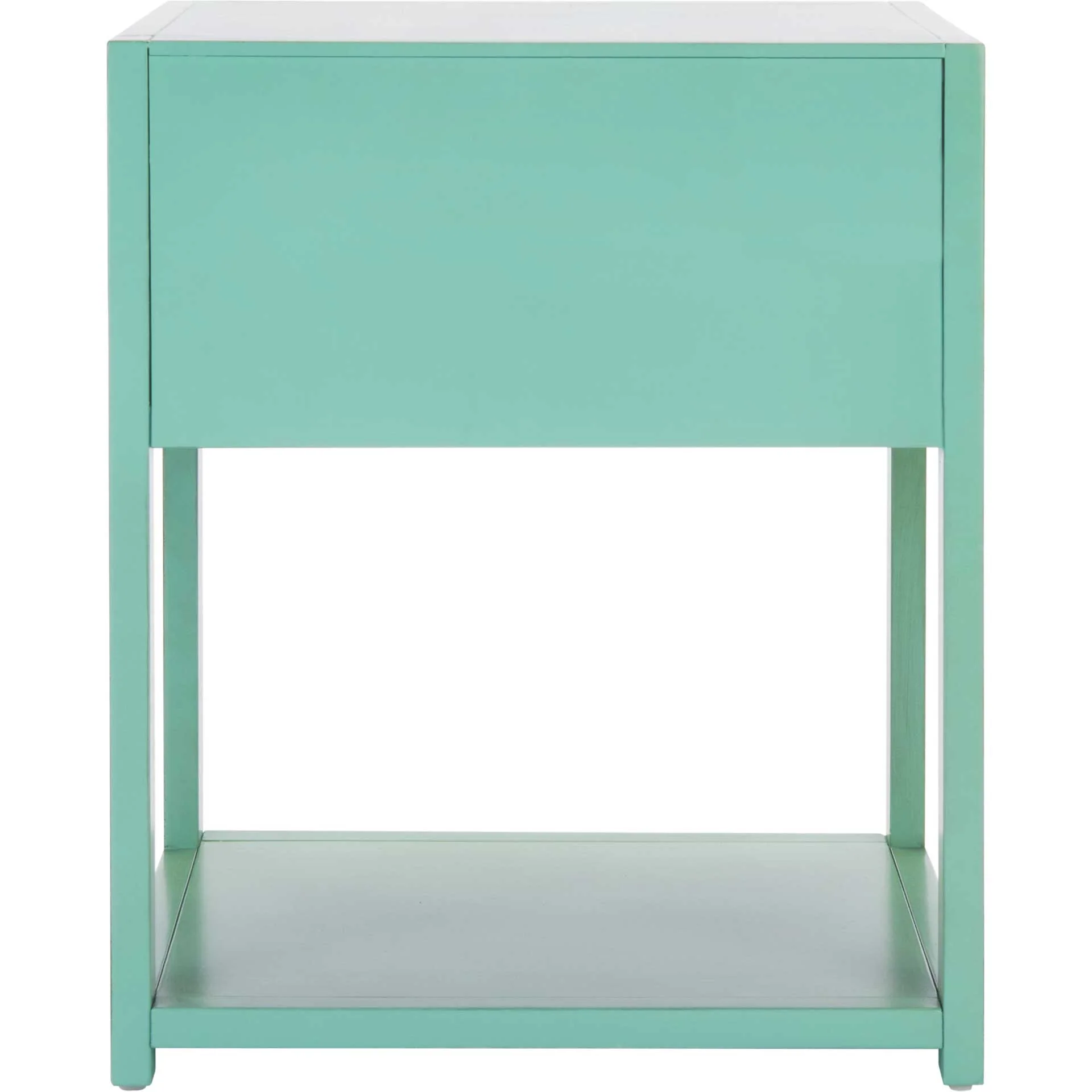 Yuan 1 Drawer 1 Shelf Nightstand Turquoise - Image 4