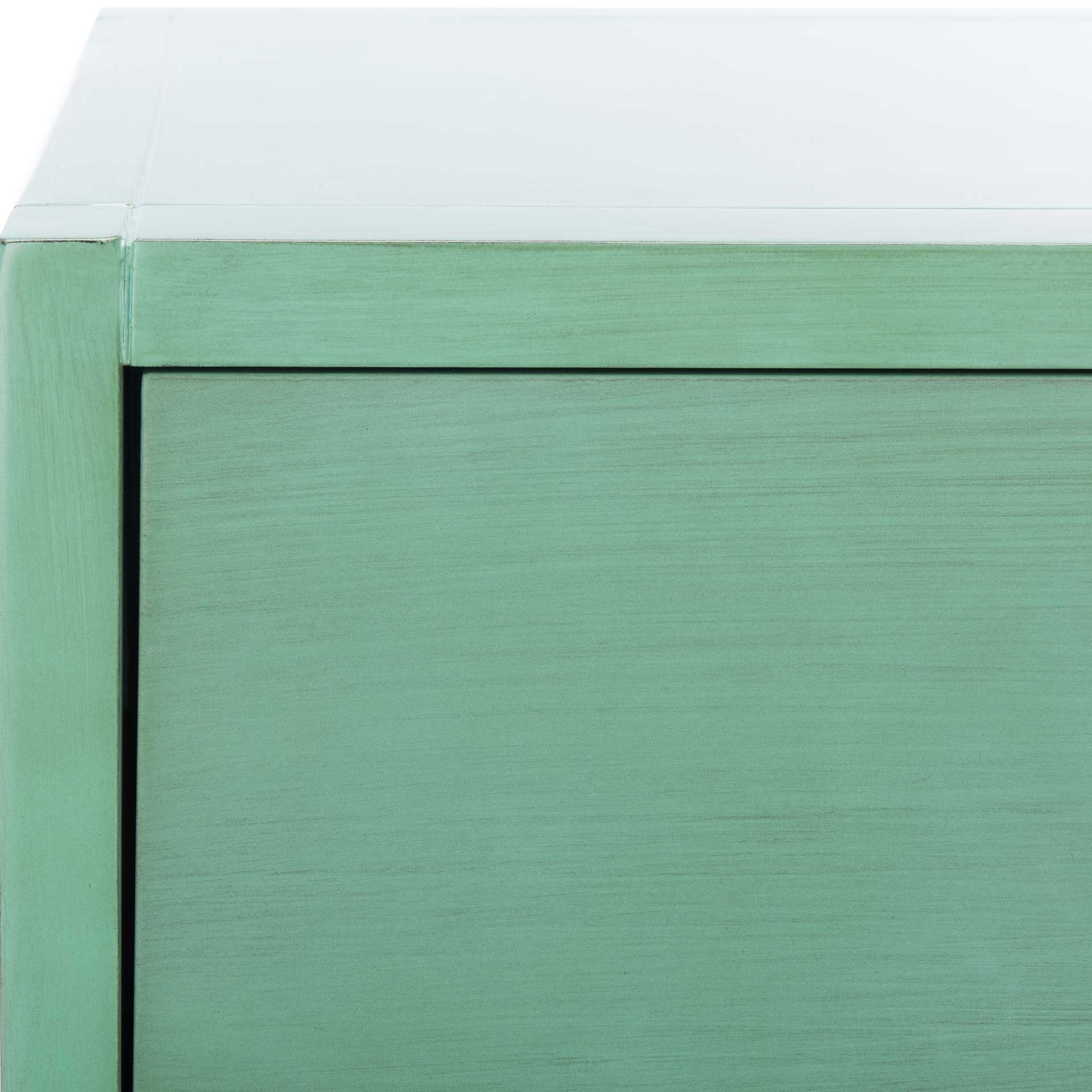 Yuan 1 Drawer 1 Shelf Nightstand Turquoise - Image 5