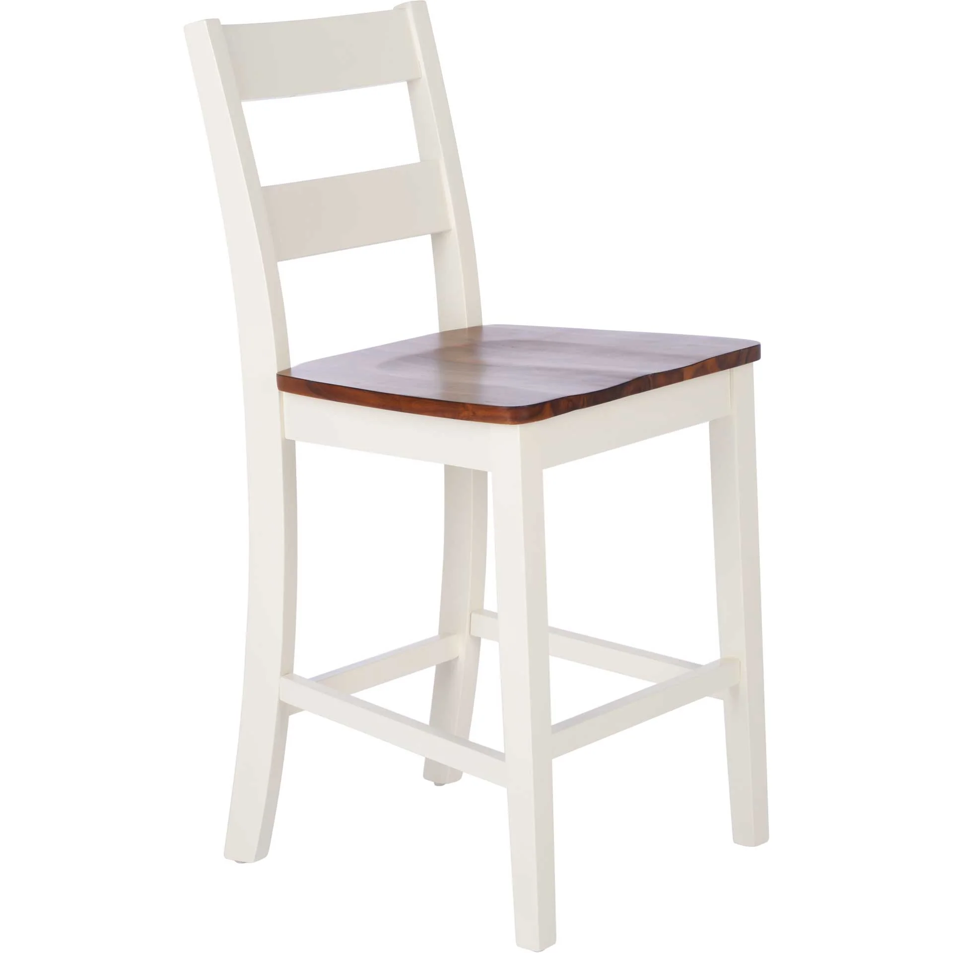 Yuki Counter Stool White/Natural (Set of 2) - Image 2