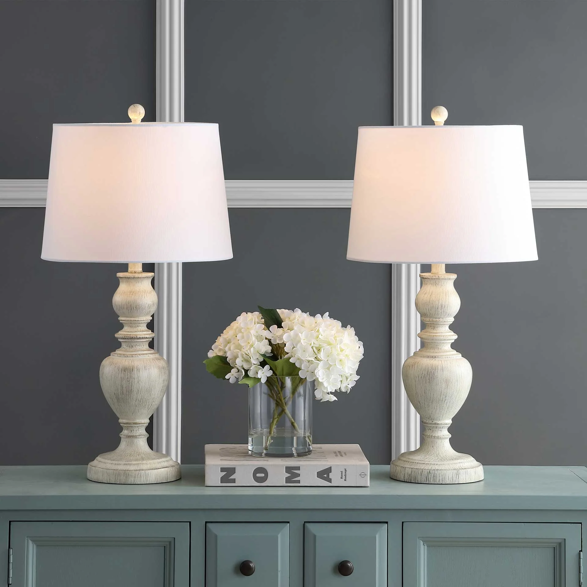 Zac Table Lamp White Wash (Set of 2) - Image 4
