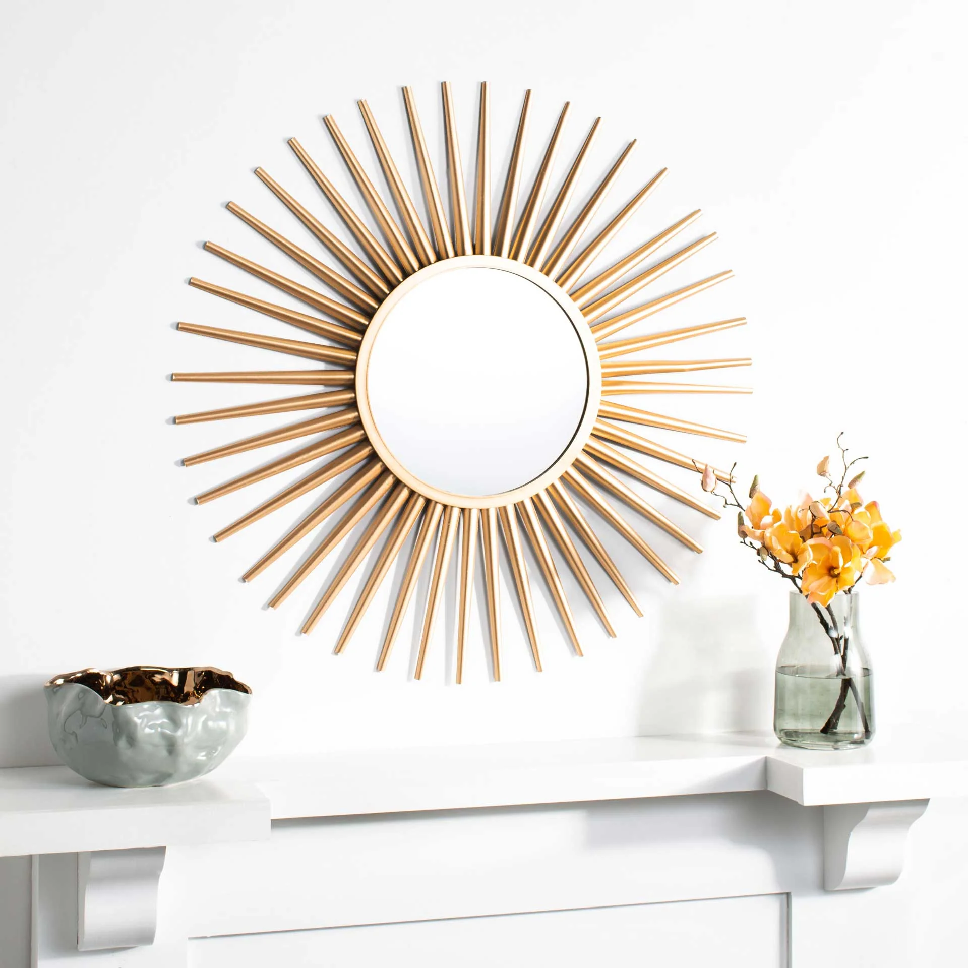 Zachary Sunburst Mirror Gold - Image 2
