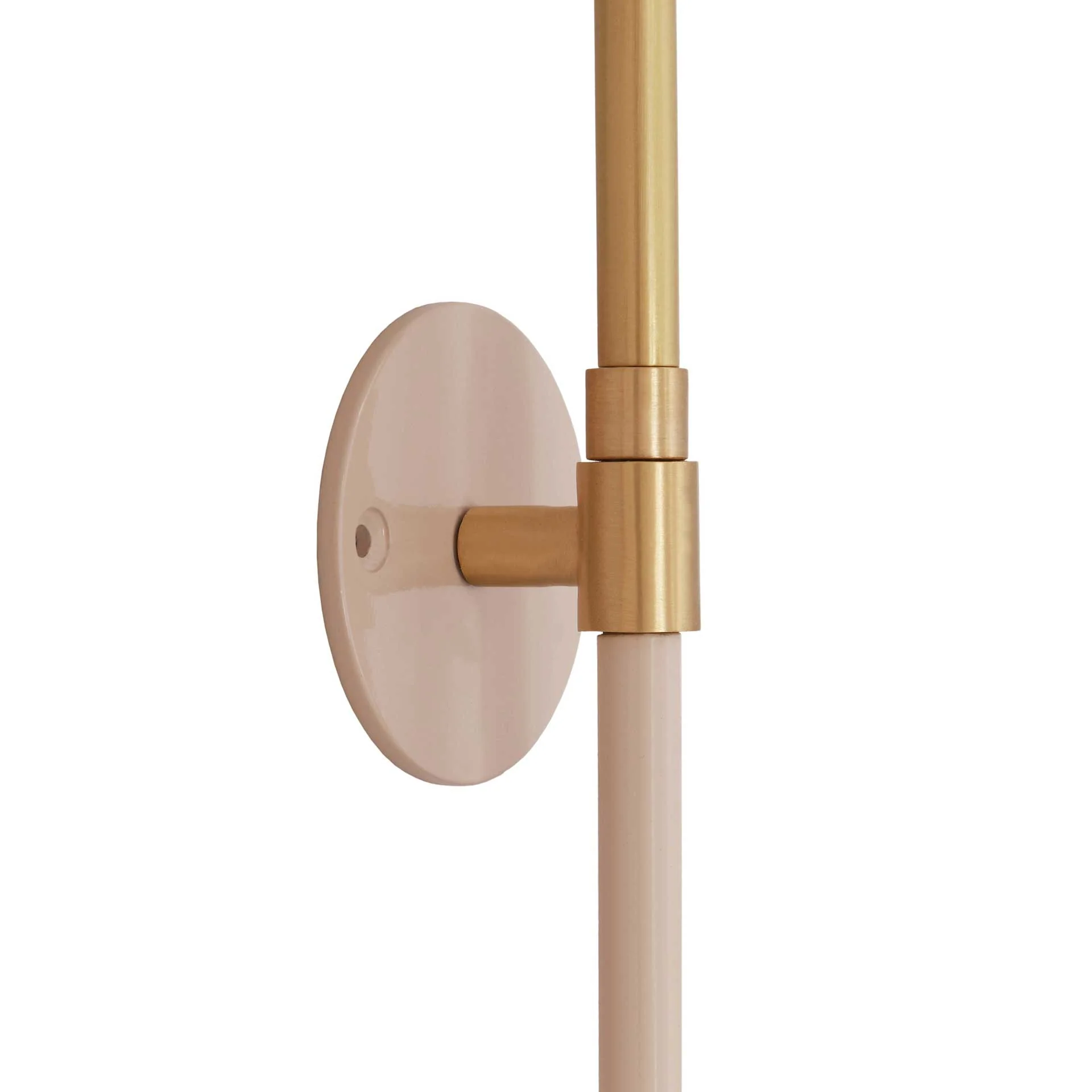 Zachary Wall Sconce Blush/Matte Brass - Image 3
