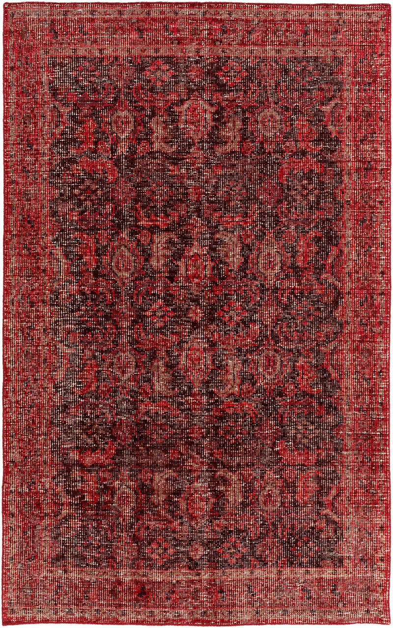 Zahra Chocolate/Cherry Area Rug - Image 2