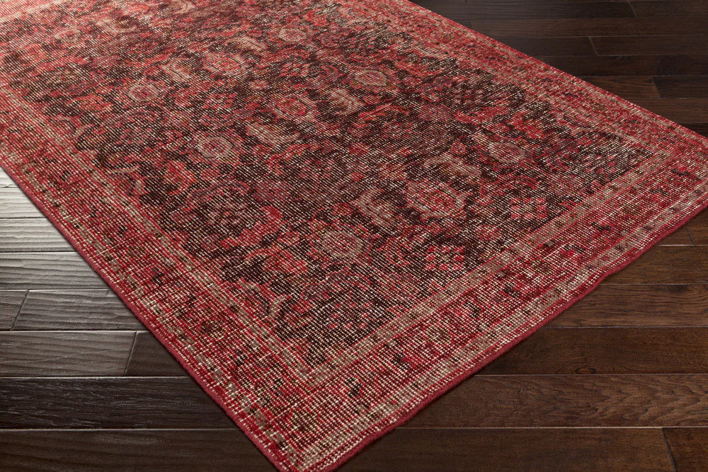 Zahra Chocolate/Cherry Area Rug - Image 3