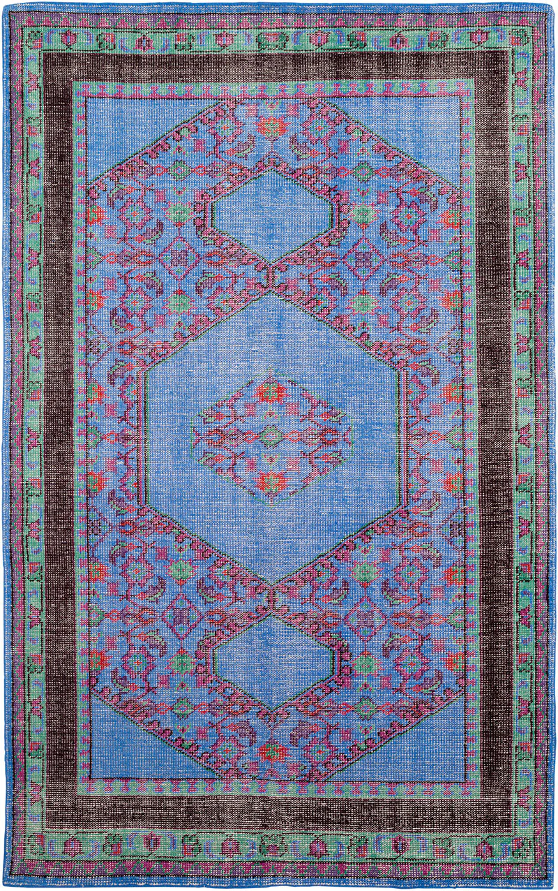 Zahra Cobalt/Teal Area Rug - Image 2