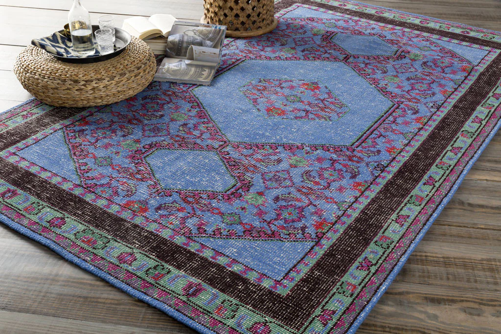 Zahra Cobalt/Teal Area Rug - Image 5