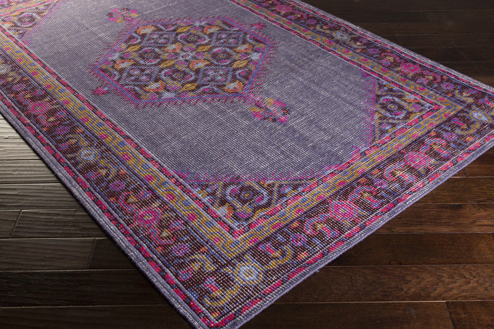 Zahra Iris/Chocolate Area Rug - Image 4