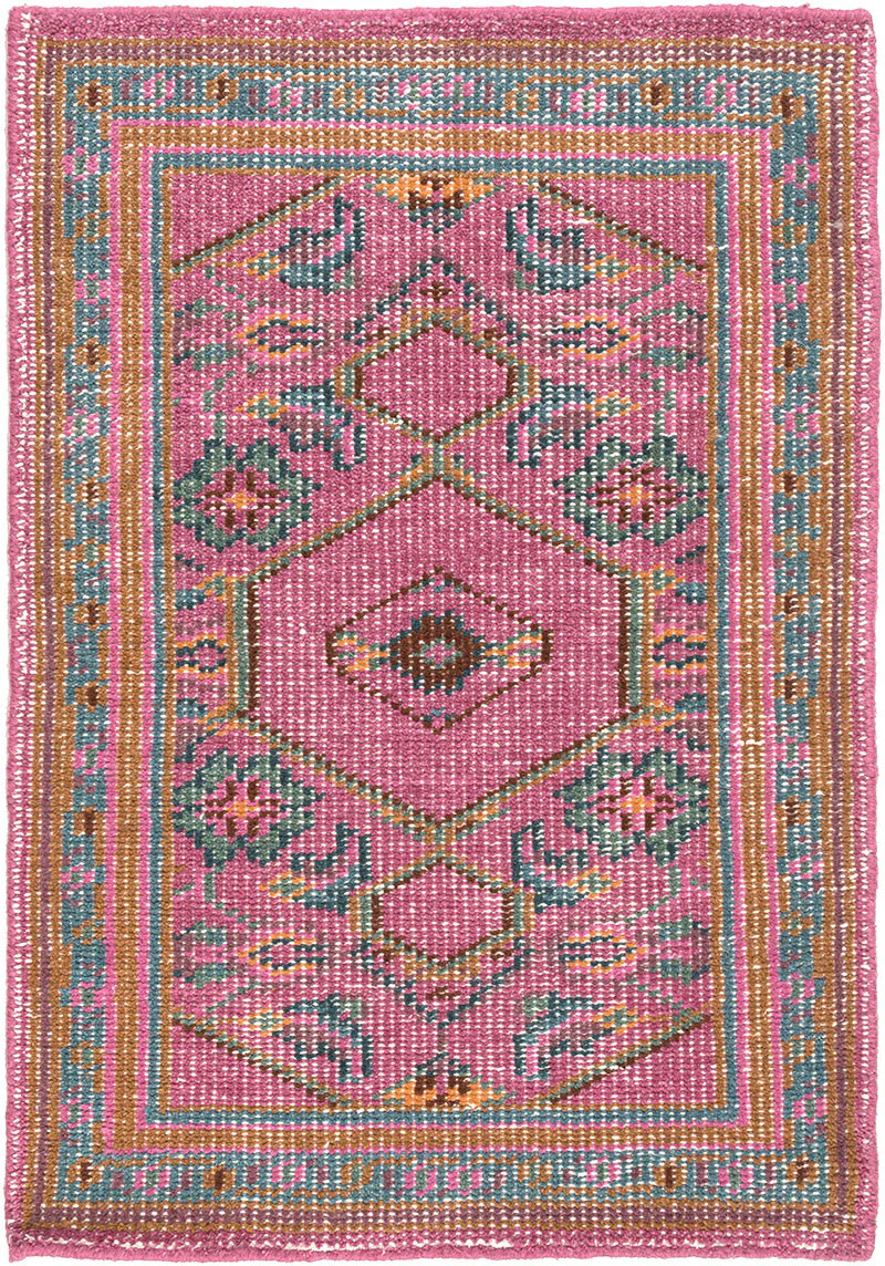 Zahra Magenta/Rust Area Rug - Image 2