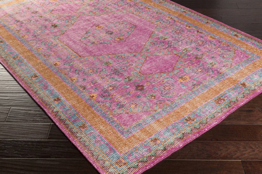 Zahra Magenta/Rust Area Rug - Image 3