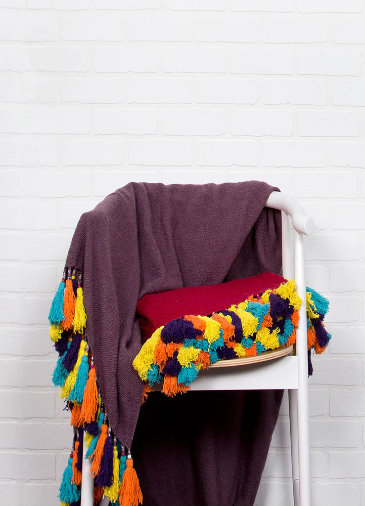 Zaire Crimson/Bird Of Paradise Throw - Image 2