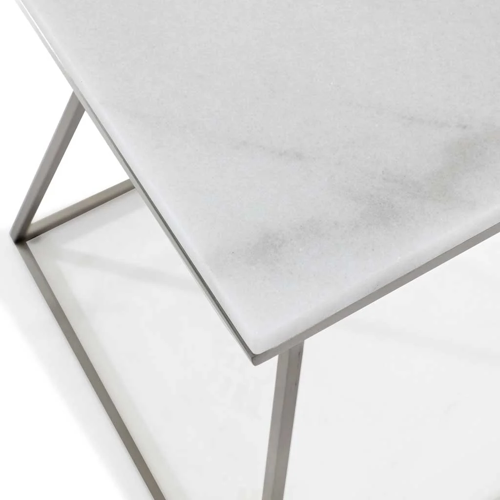 Zander Marble Side Table - Image 2
