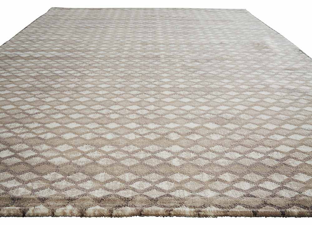 Zane Block Out Brown/White Area Rug - Image 4