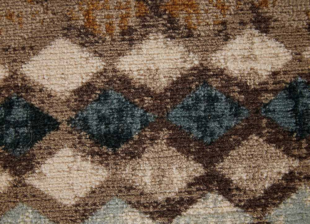 Zane Block Out Neutral/Blue Area Rug - Image 4