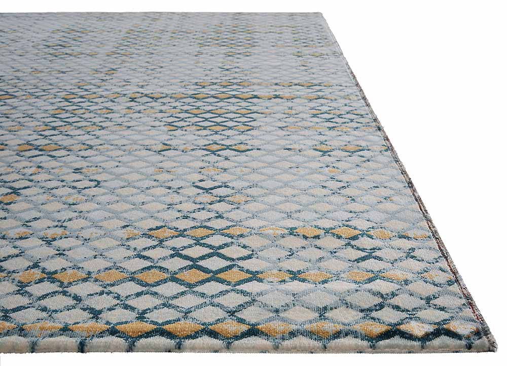 Zane Malik Blue/White Area Rug - Image 3