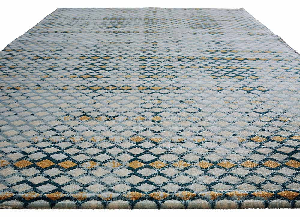 Zane Malik Blue/White Area Rug - Image 4