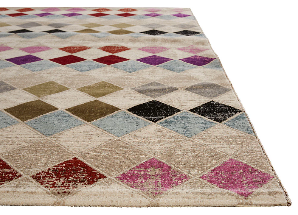 Zane Vaira Neutral/Blue Area Rug - Image 3