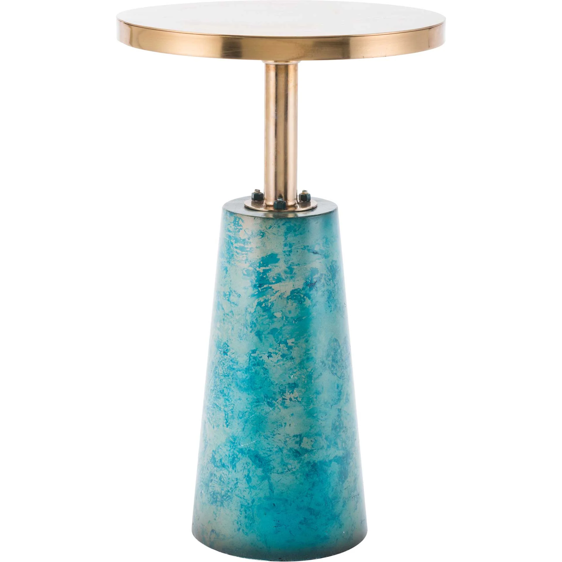 Zaphire End Table Teal - Image 2
