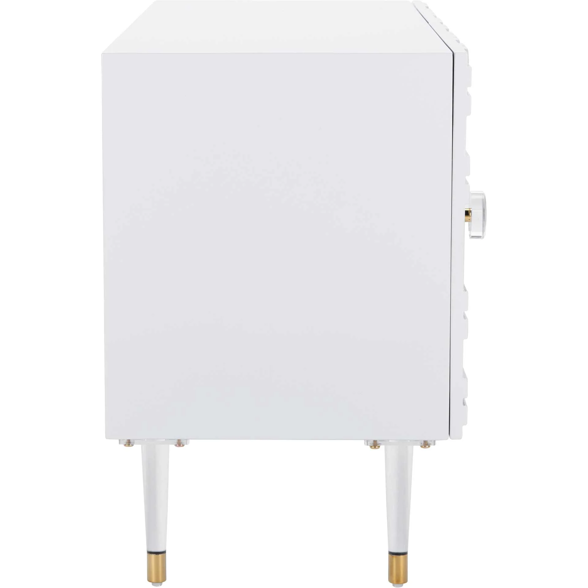 Zara Diamond Sideboard Gray/Gold - Image 3