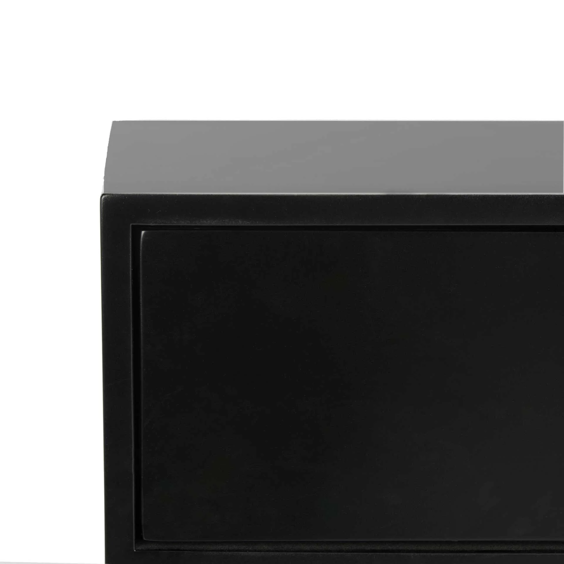 Zariah Modern Cross Leg End Table Black - Image 7