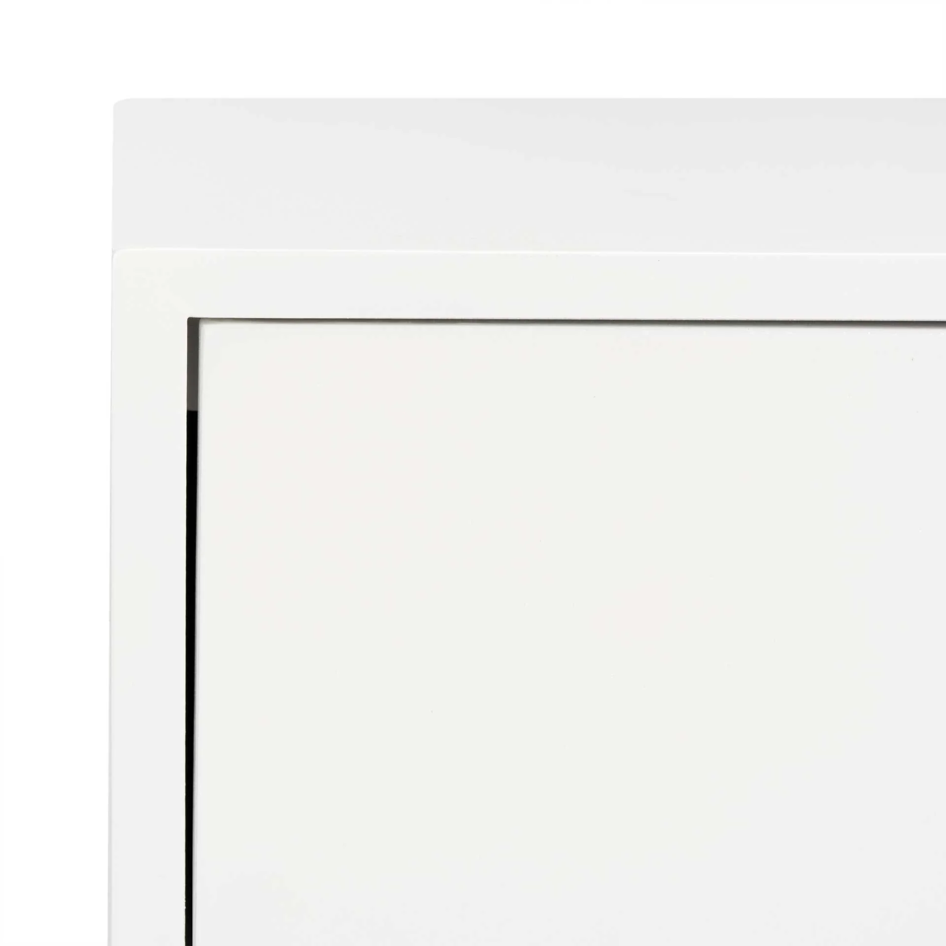 Zariah Modern Cross Leg End Table White - Image 7