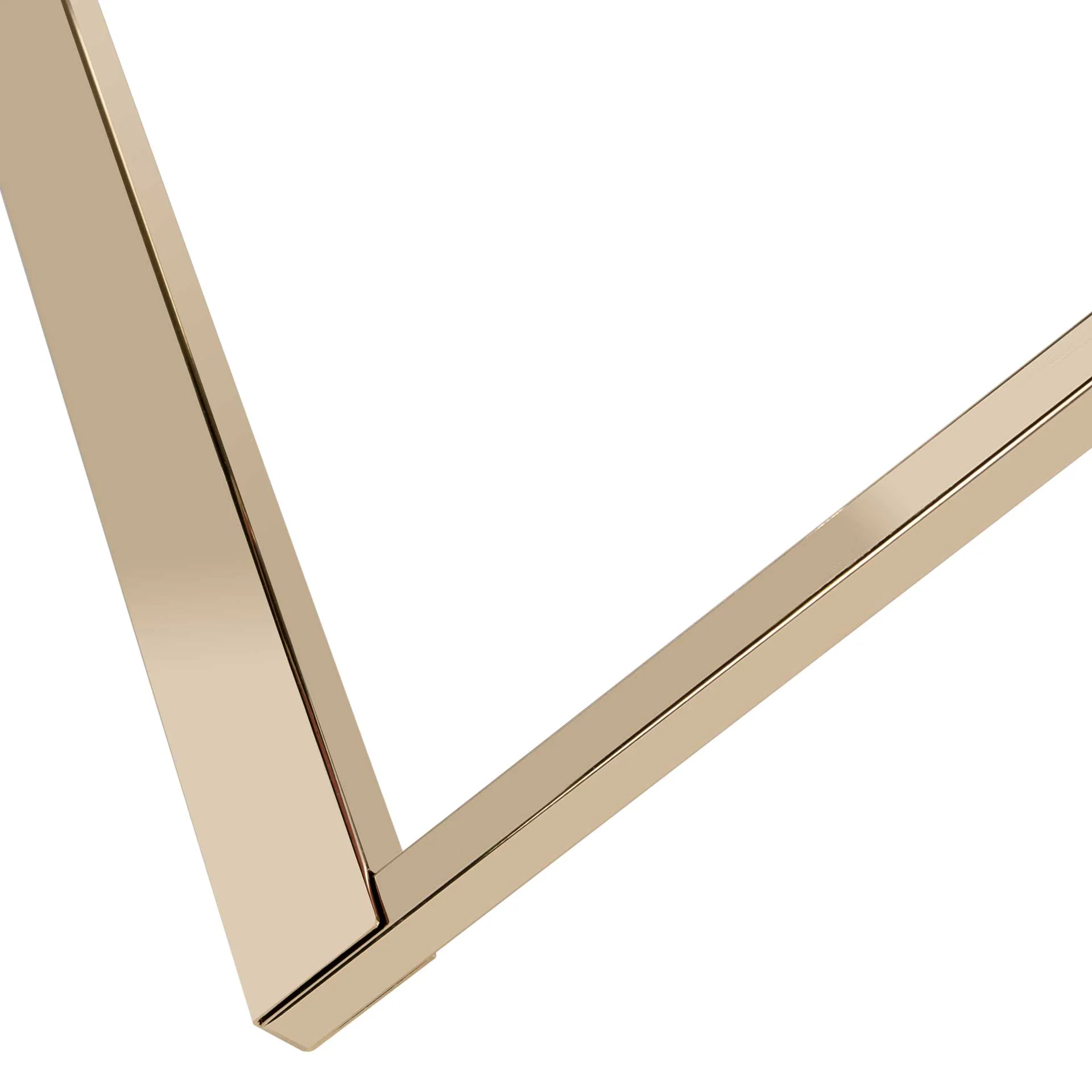 Zariah Modern Cross Leg End Table White - Image 8