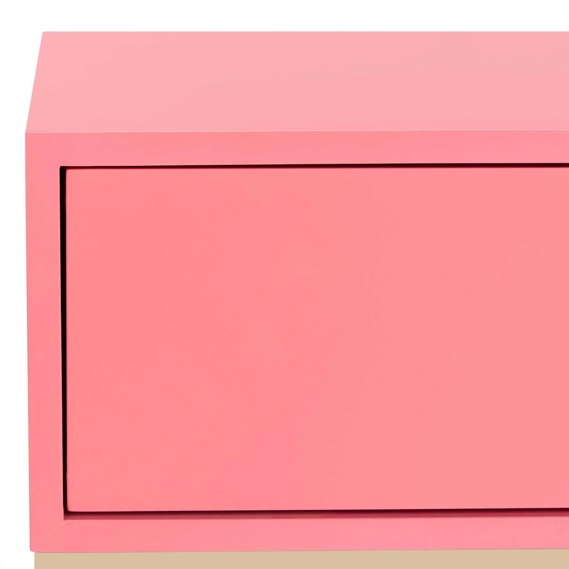Zariah Modern Cross Leg Nightstand Pink - Image 6
