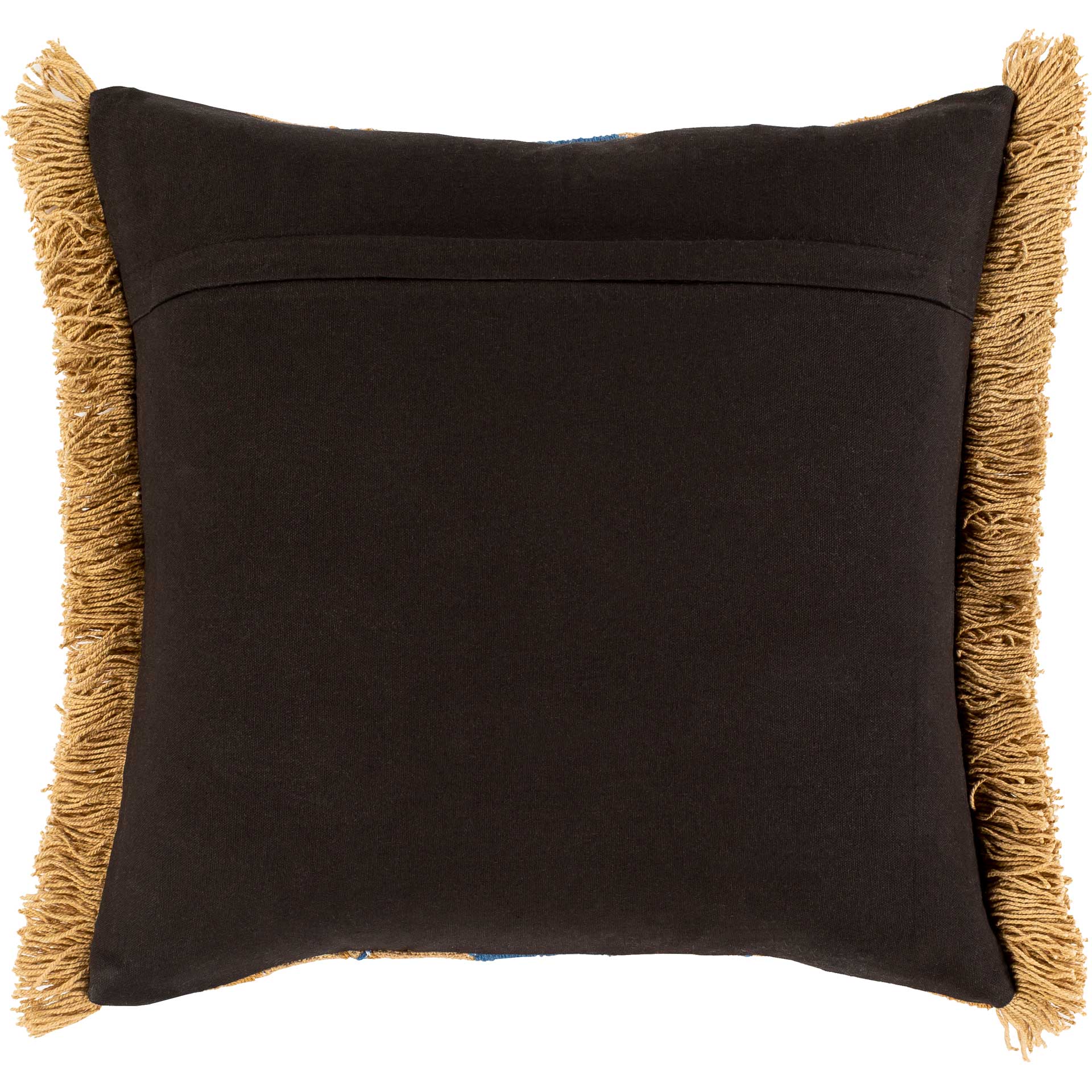 Zeke Pillow Black/Dark Blue/Tan - Image 2