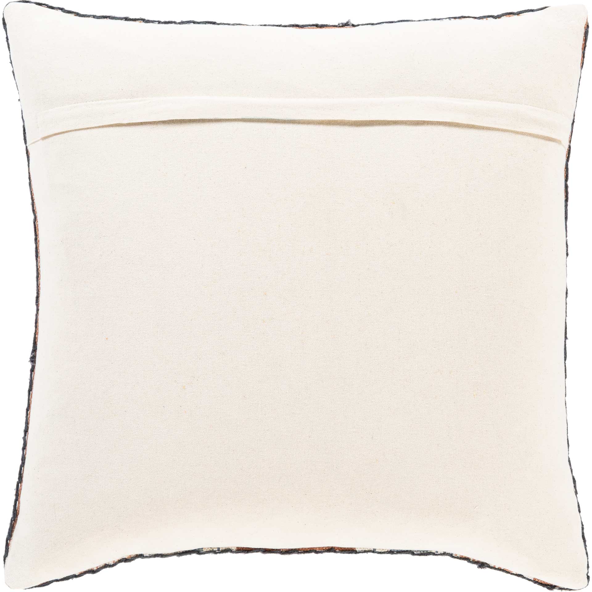 Zeke Pillow Dark Blue/Khaki/Burnt Orange - Image 2
