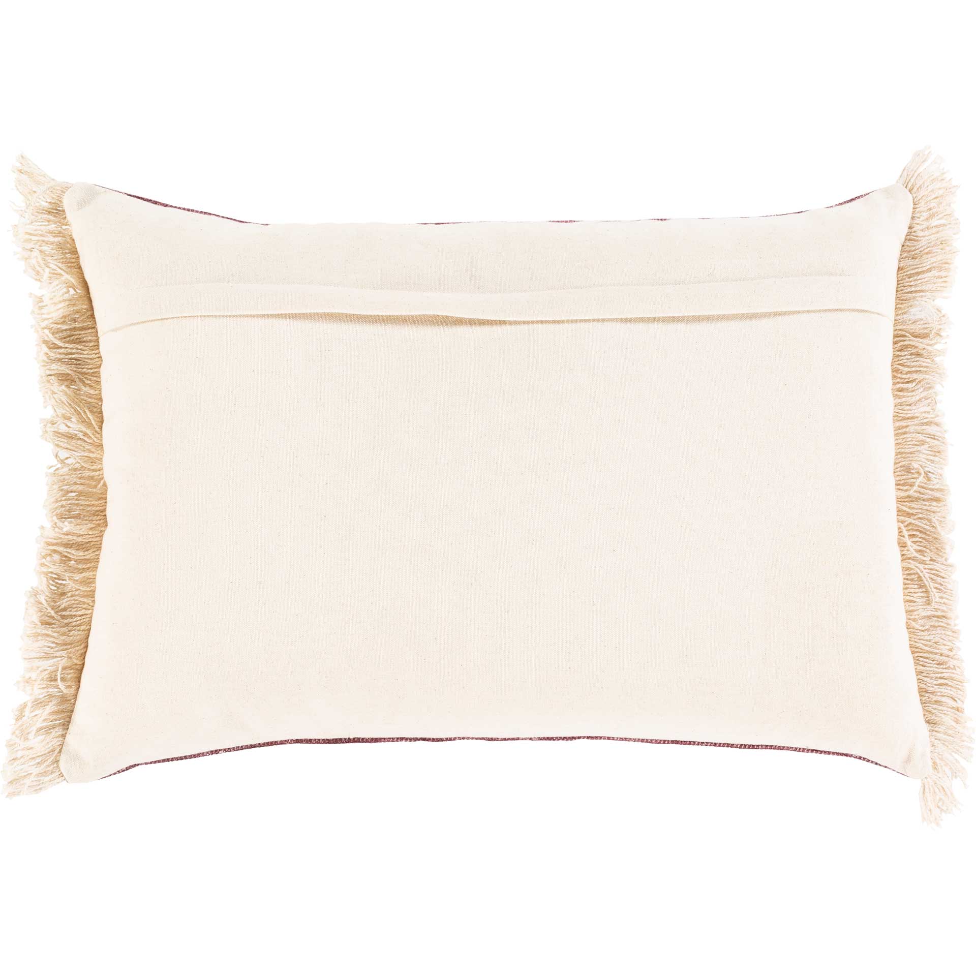 Zeke Pillow Eggplant/Ivory/Emerald - Image 2