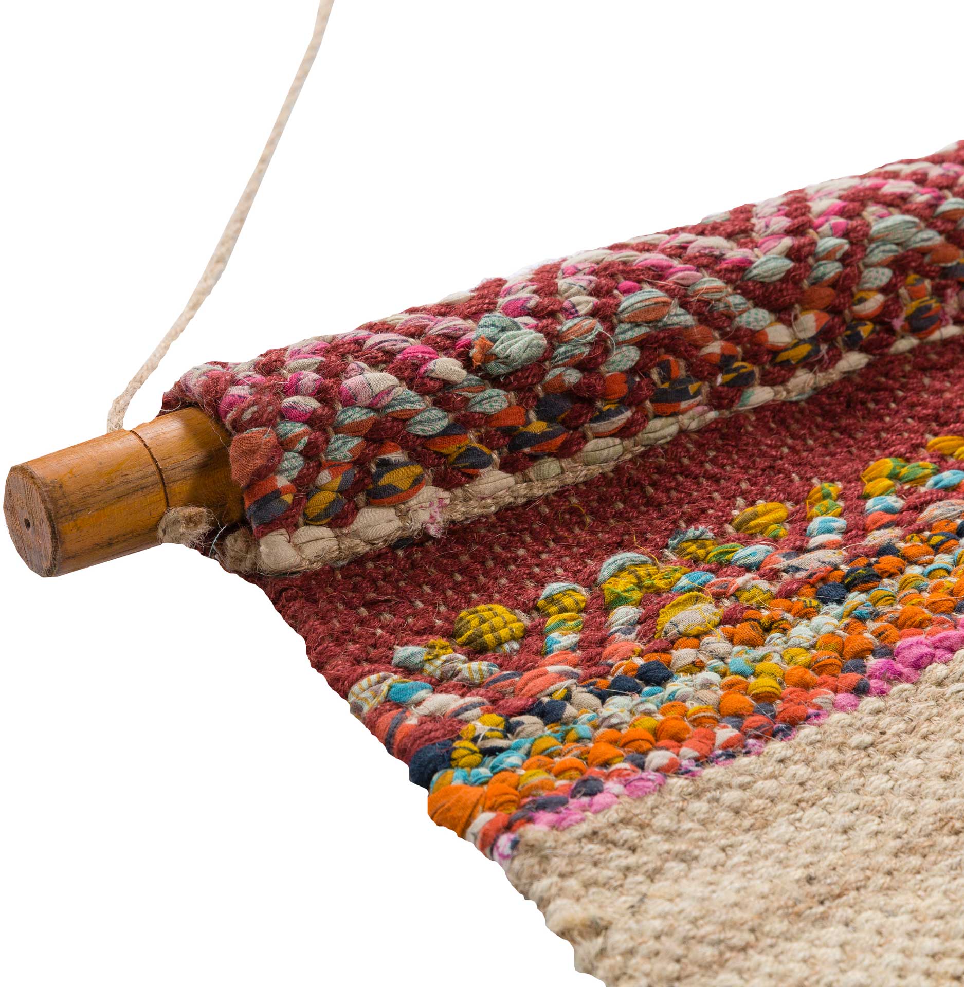 Zeke Wall Hanging Wheat/Navy/Rust - Image 3