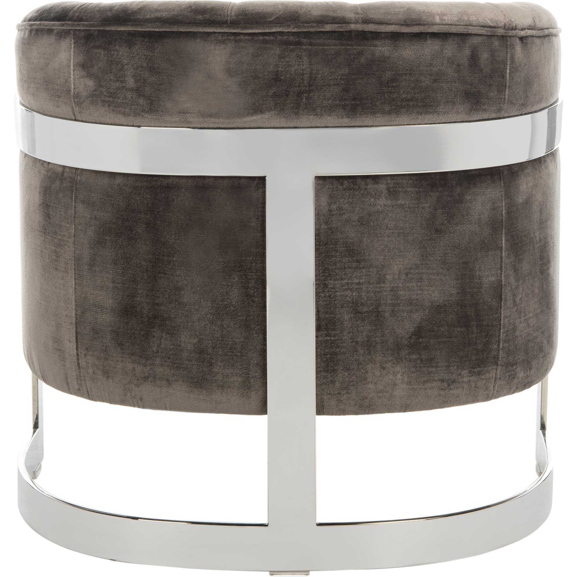 Zelah Velvet Chair Bella Shale Gray - Image 4