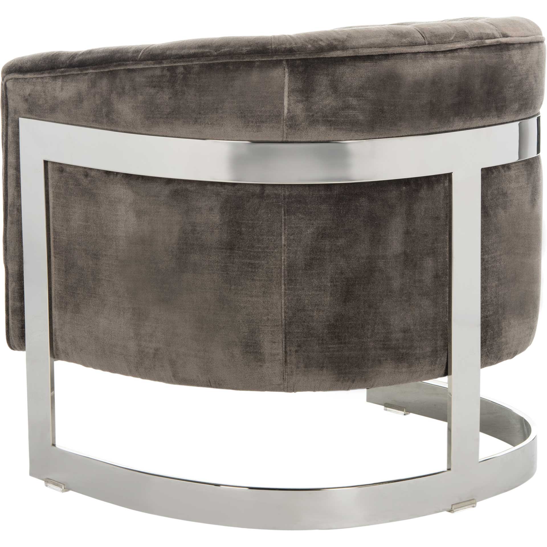 Zelah Velvet Chair Bella Shale Gray - Image 5