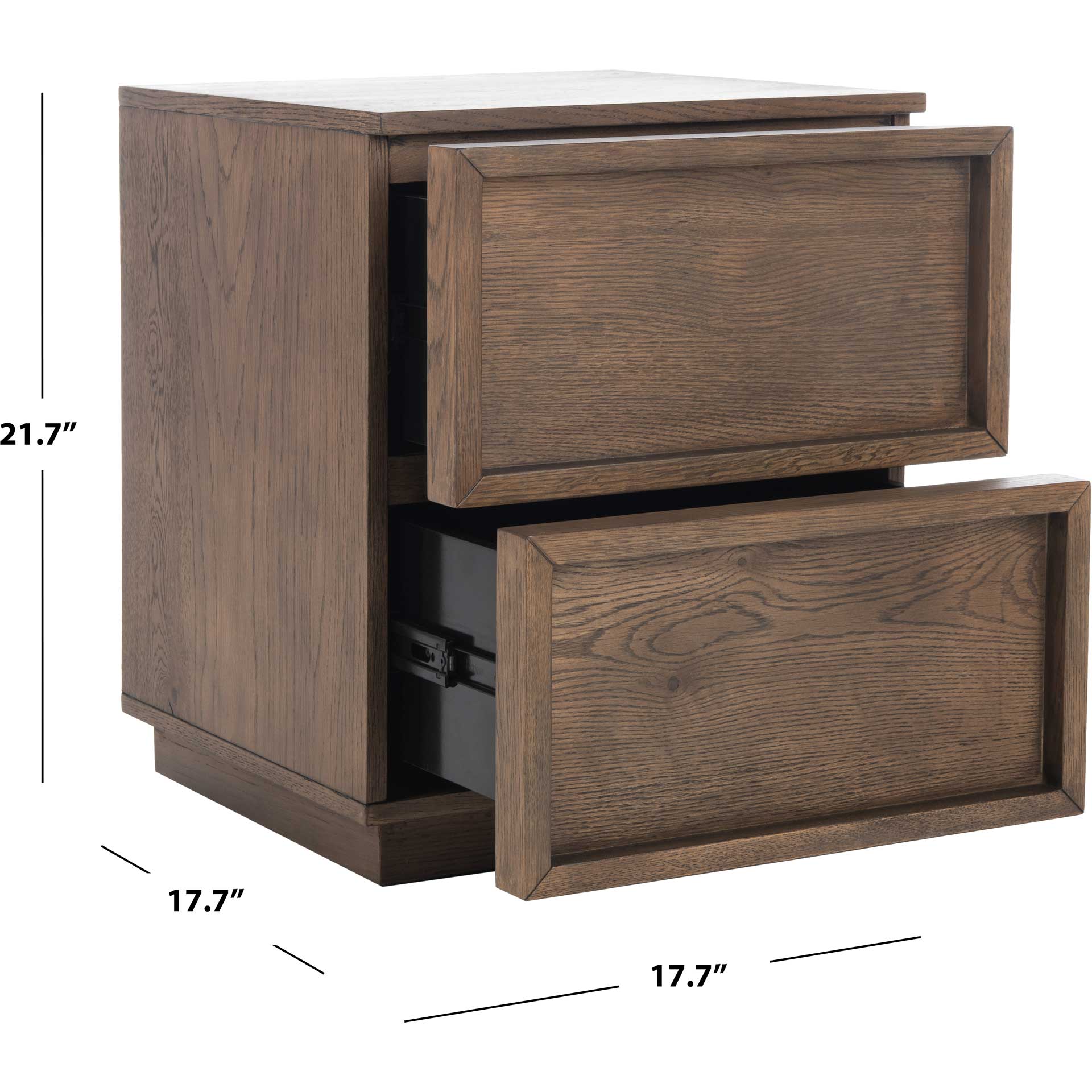 Zendaya 2 Drawer Nightstand Natural - Image 7