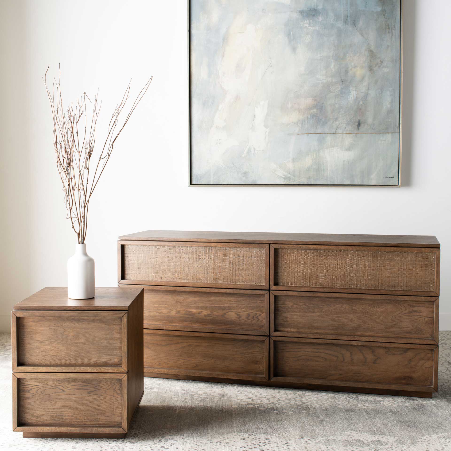 Zendaya 2 Drawer Nightstand Natural - Image 9