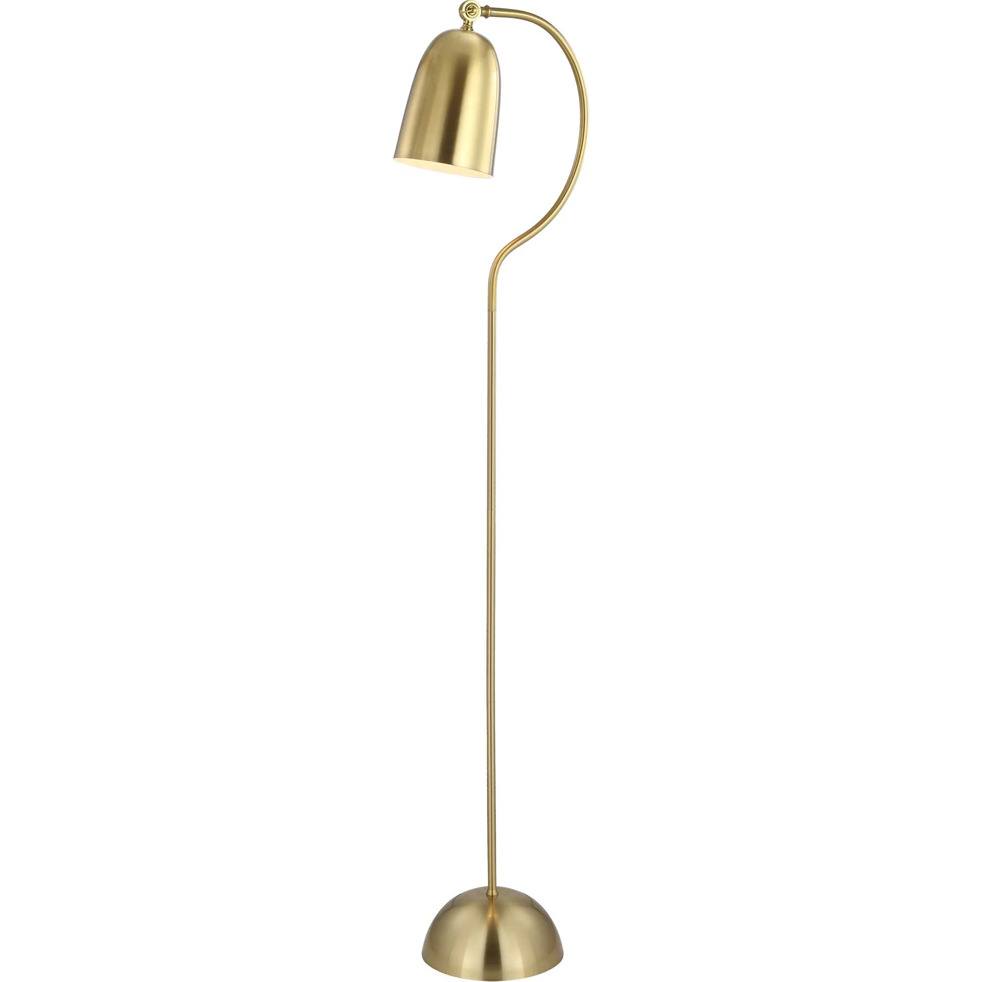 Zenith Floor Lamp Brass Gold - Image 2