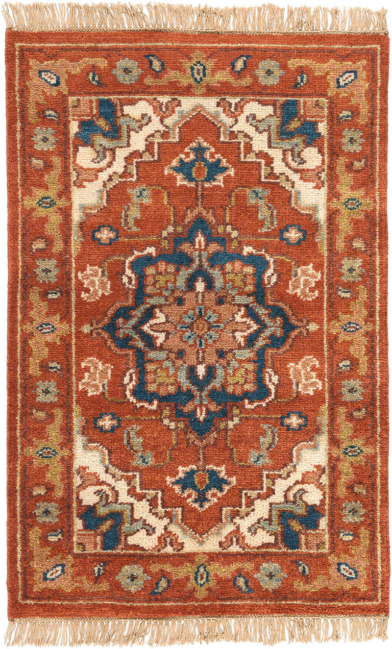 Zeus Cherry/Beige Area Rug - Image 3