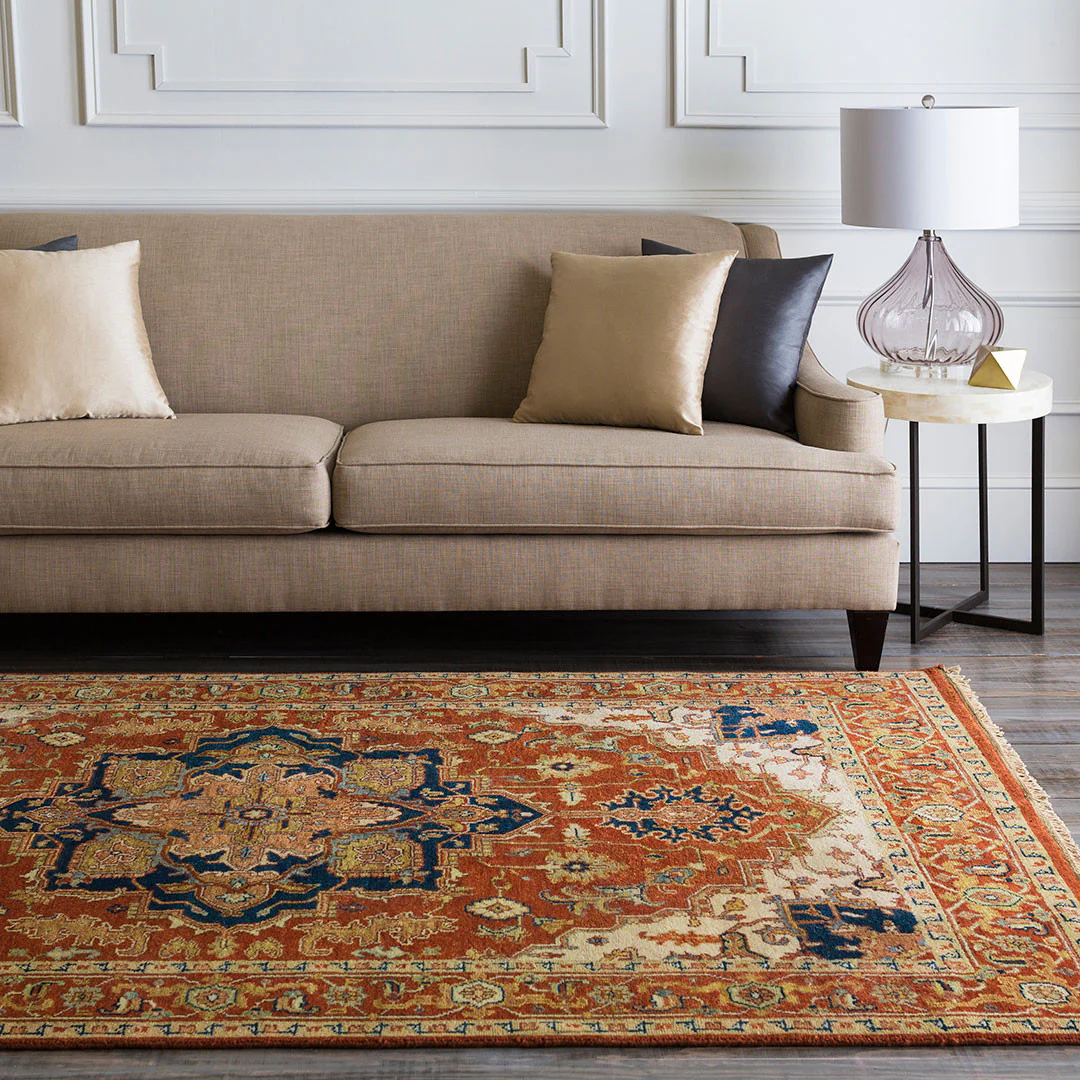 Zeus Cherry/Beige Area Rug - Image 4