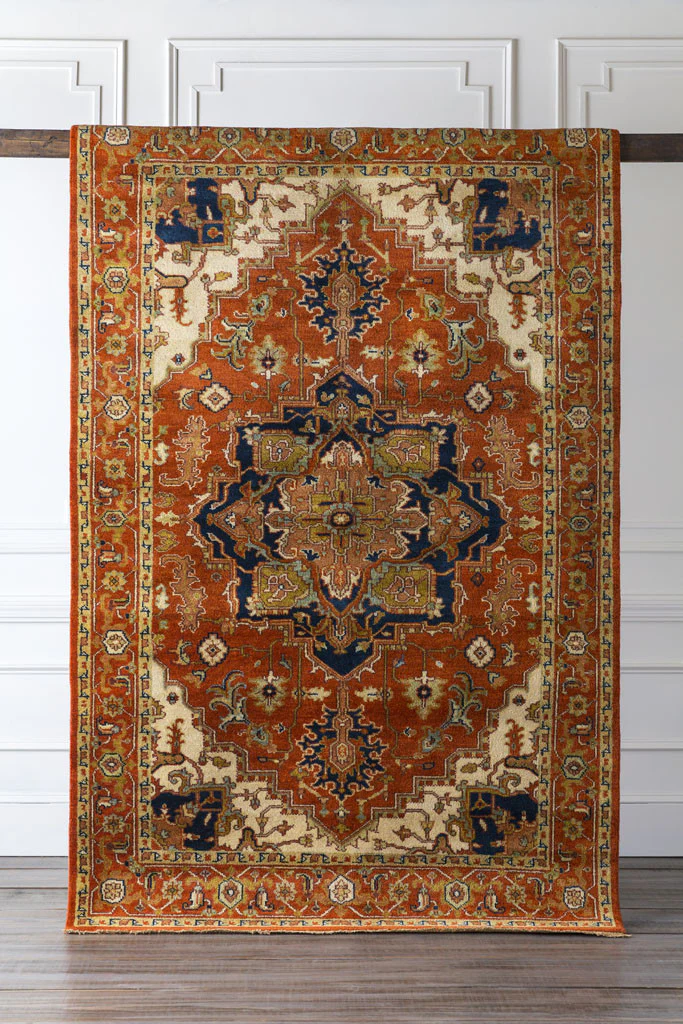 Zeus Cherry/Beige Area Rug - Image 6