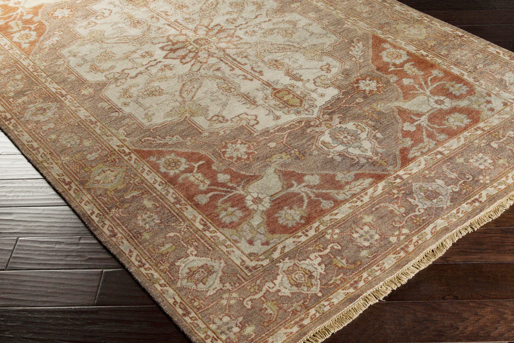 Zeus Chocolate/Rust Area Rug - Image 3