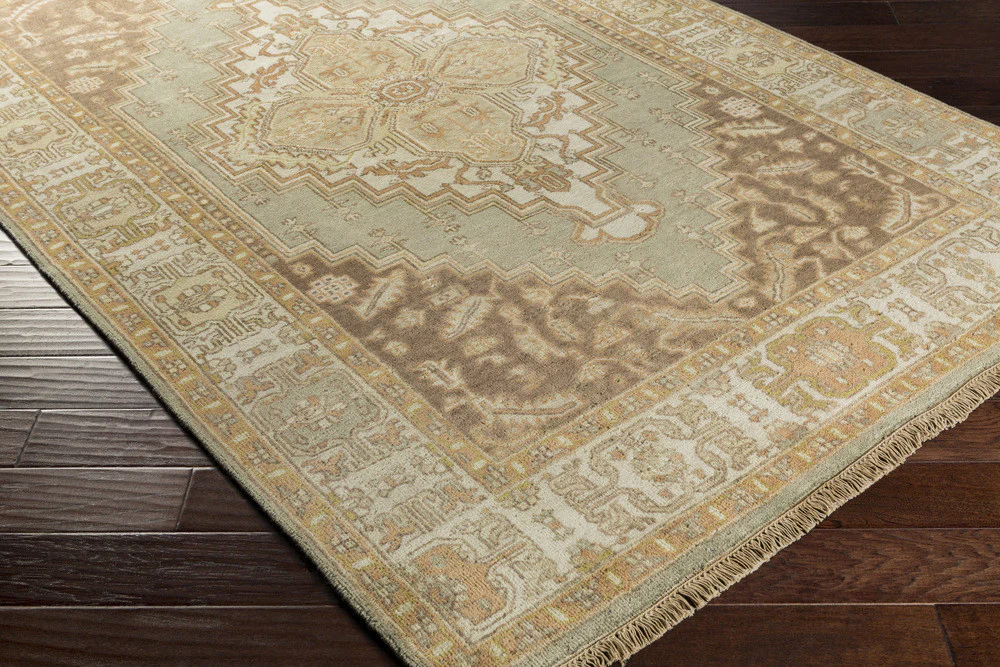 Zeus Light Gray/Chocolate Area Rug - Image 3