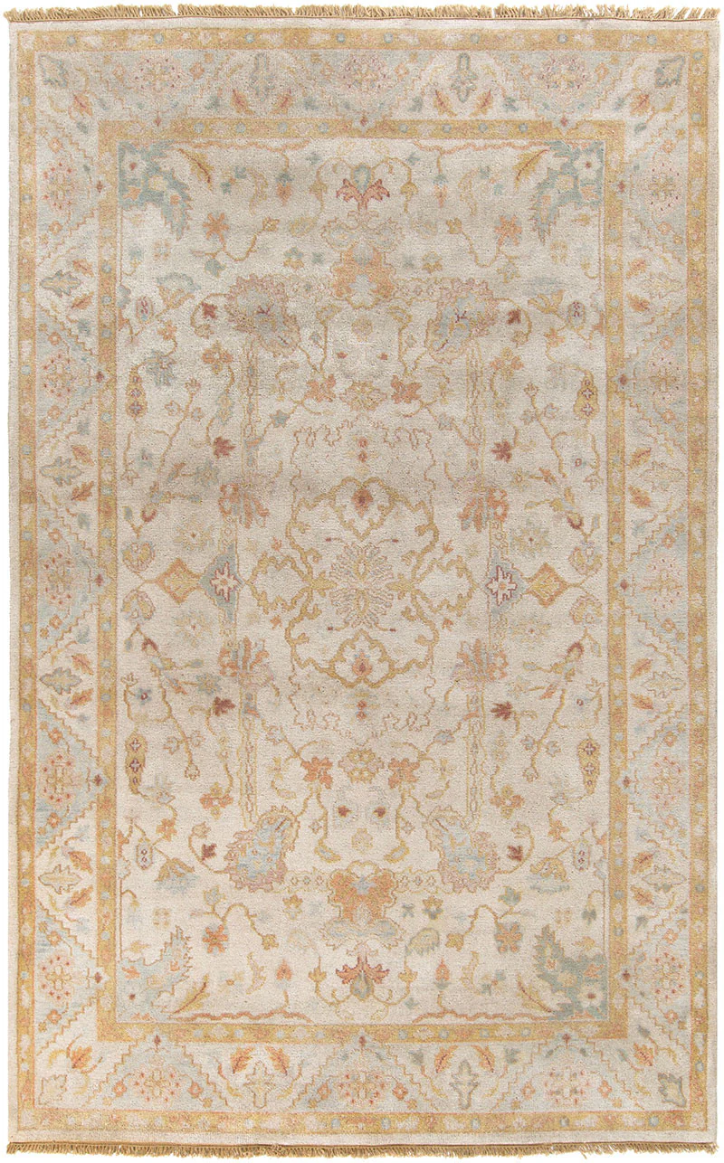 Zeus Light Gray/Moss Area Rug - Image 2
