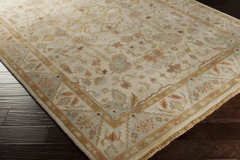 Zeus Light Gray/Moss Area Rug - Image 4